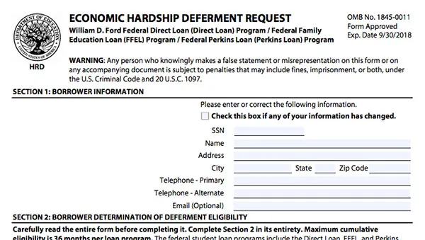 Steps to request Student Loan Deferment: 8 forms | finder.com