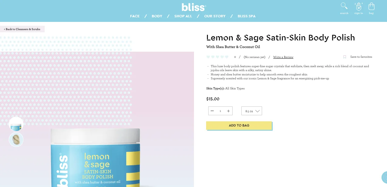 Bliss Promo Codes May 2021 Finder Com