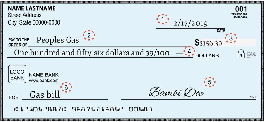 Check For 900 How to Write a Check in 6 Simple Steps | finder.com