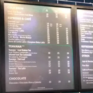 Menu starbucks riyadh Starbucks in