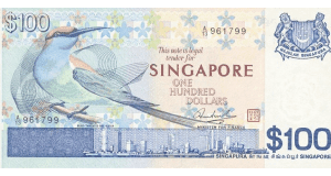 100 Singaporean dollar