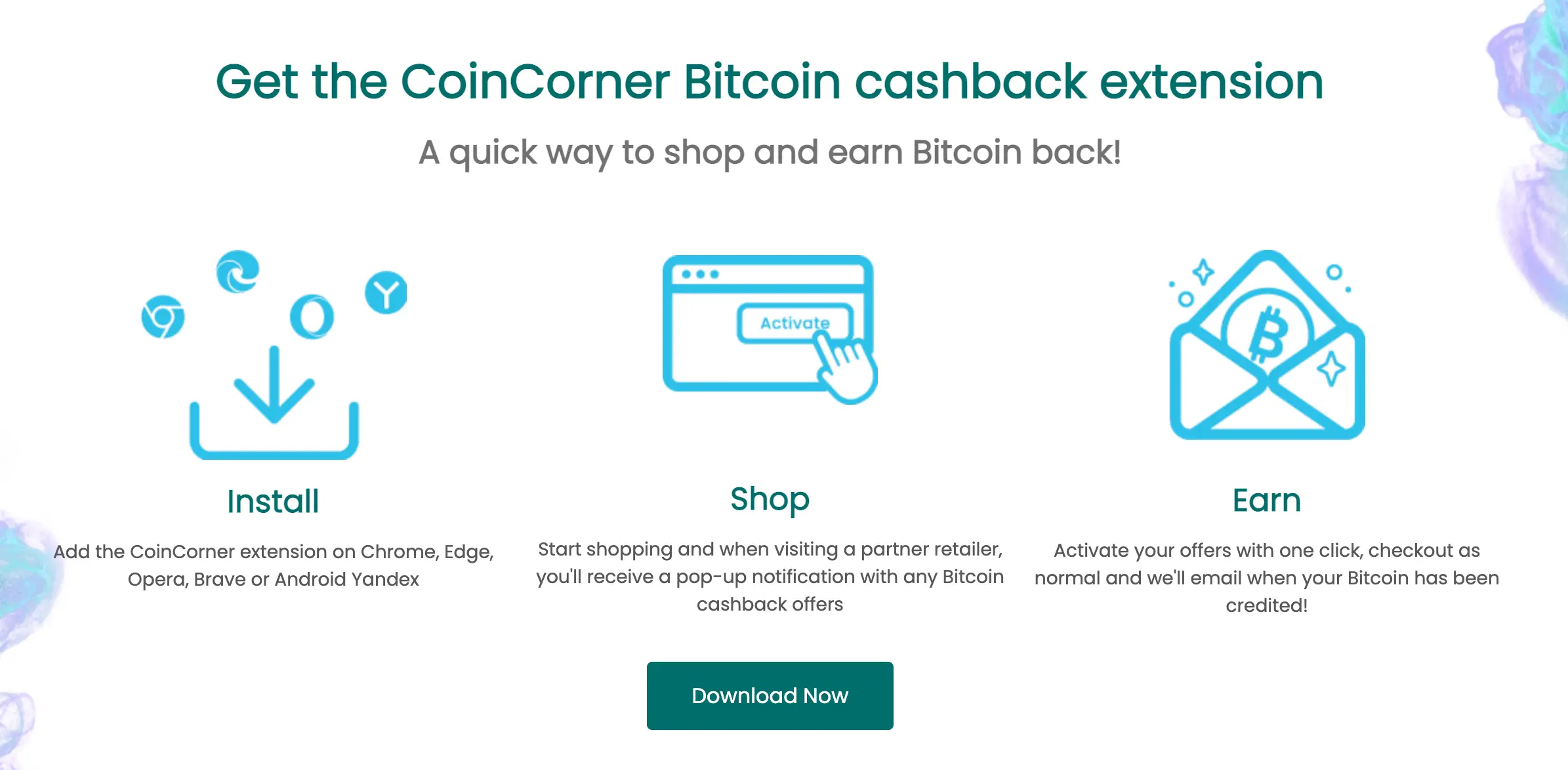 CoinCorner browser extension