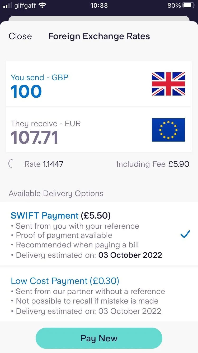 Starling Bank International Payments Calculator Comparison Starling Bank International Payments Calculator Comparison