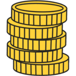 hand with coin