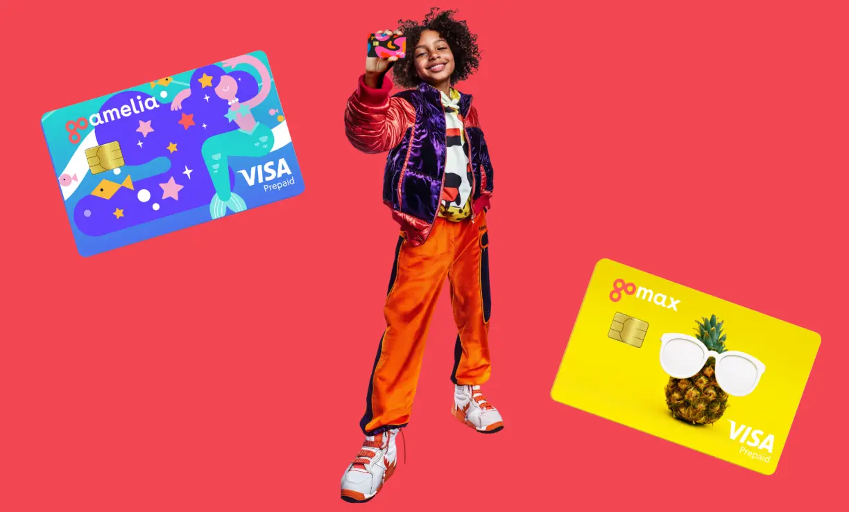 child holding gohenry card