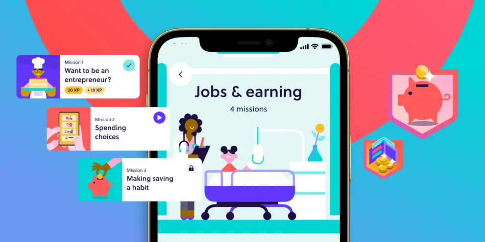 Money missions on the GoHenry app