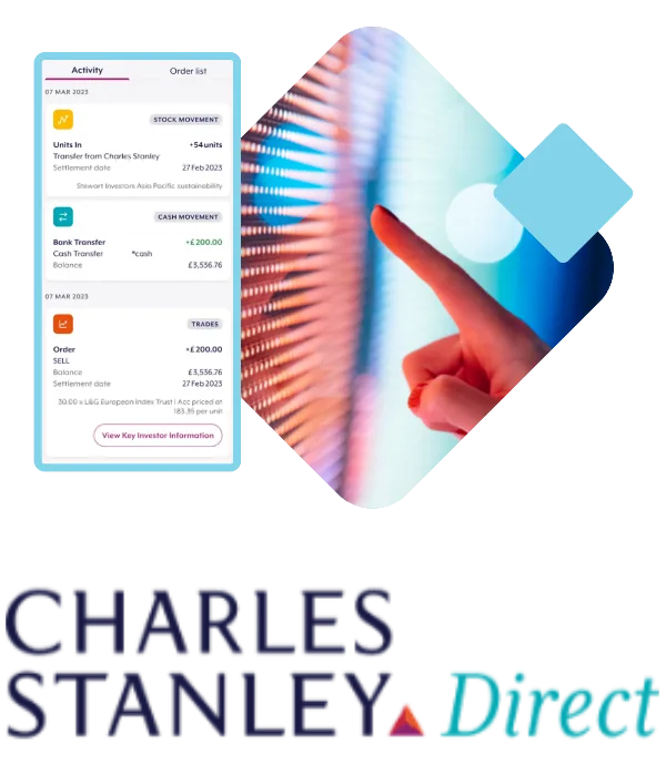 Charles Stanley Direct app and logo