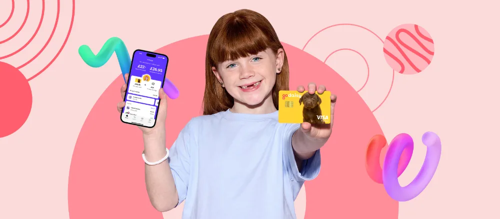 Girl using gohenry app
