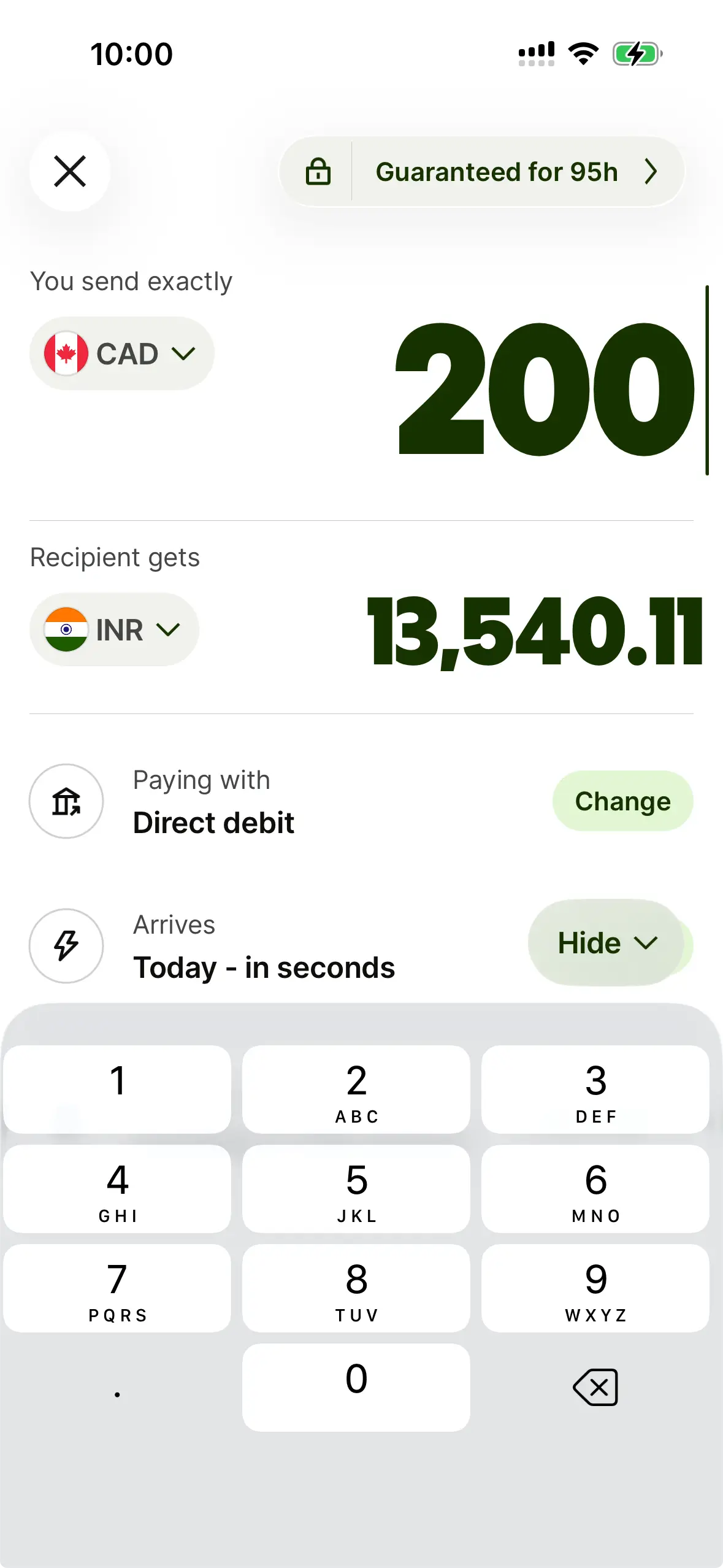 Image: Finder Preview of the Wise app