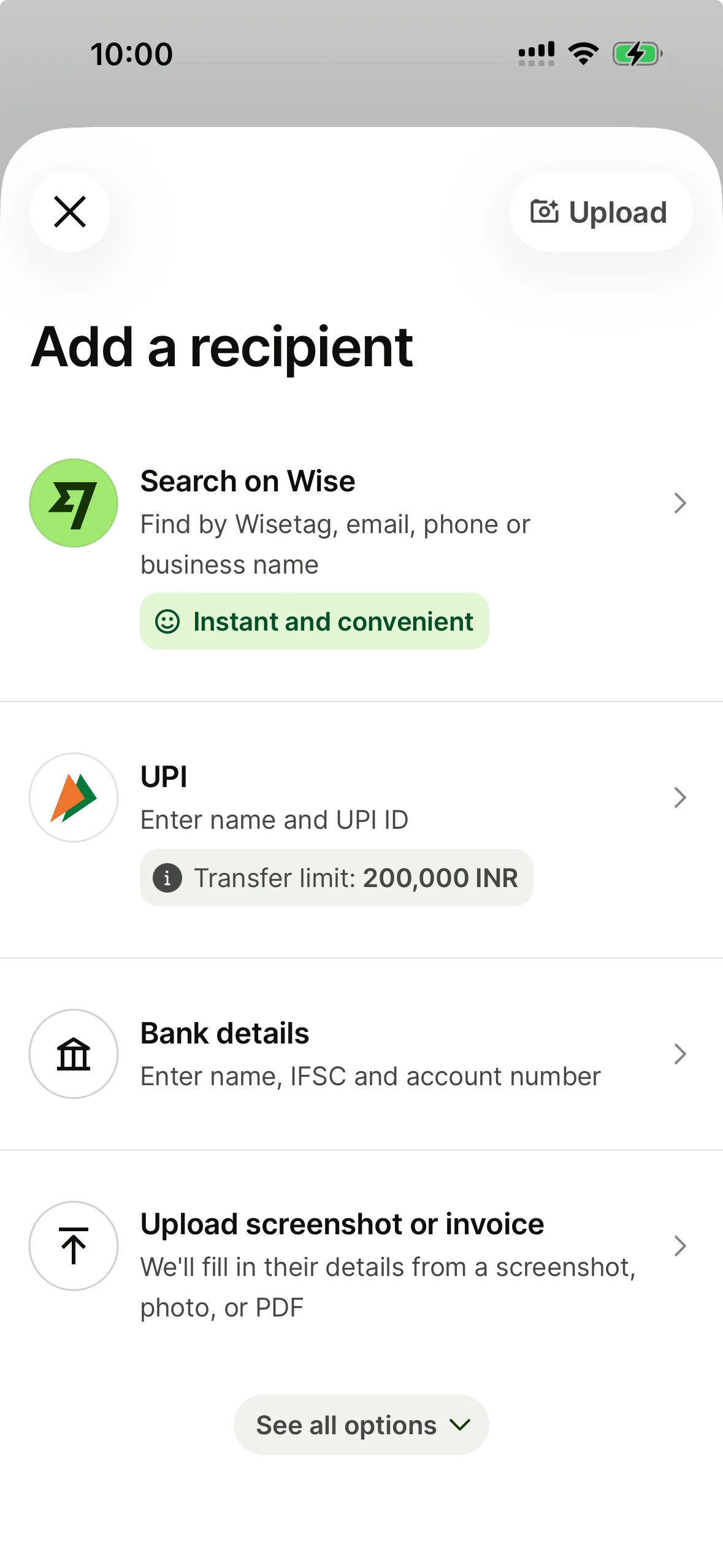 Image: Finder Preview of the Wise app