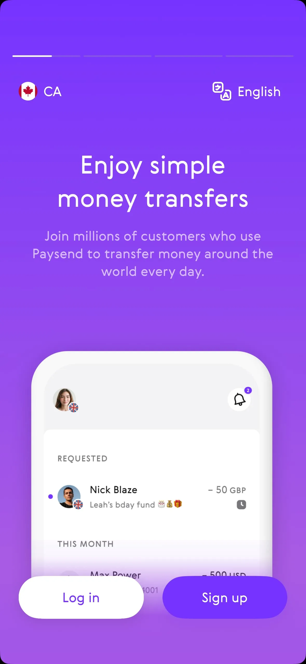 Image: Google Play Paysend Android app