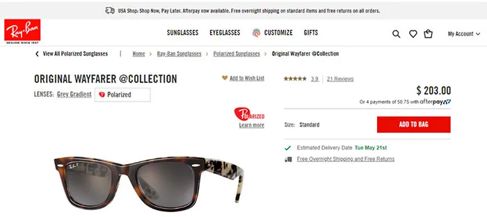 How do I use the Ray-Ban discount code?
