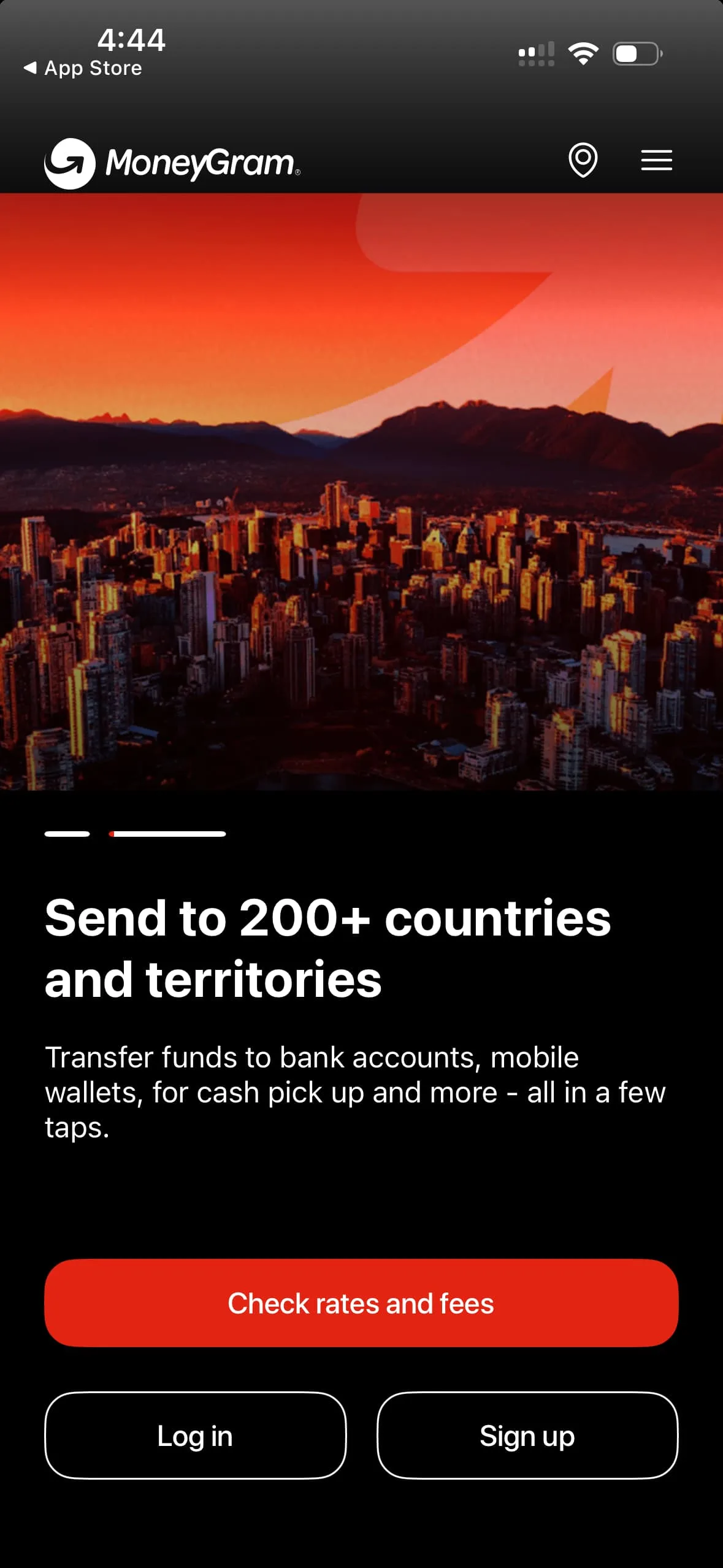 Moneygram screenshot 