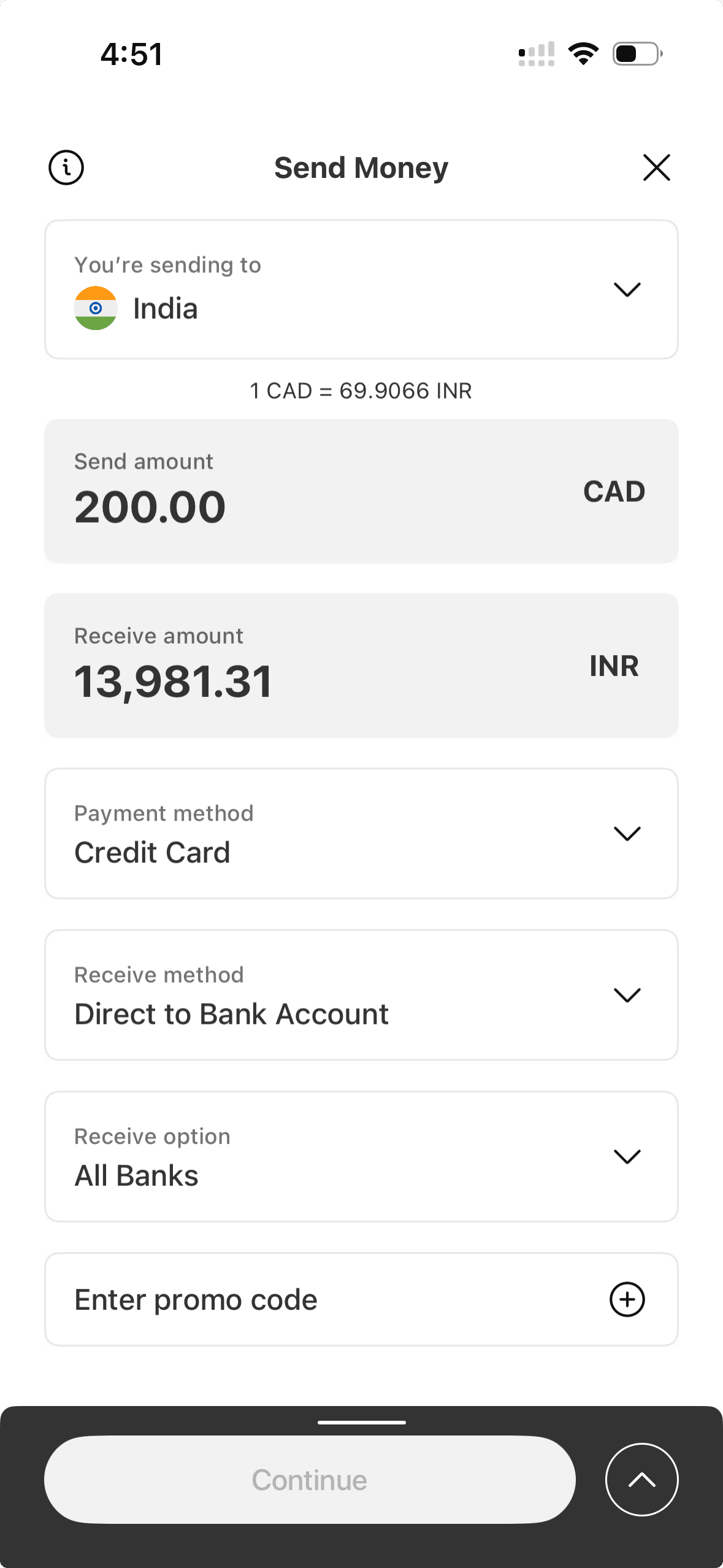 Moneygram screenshot 