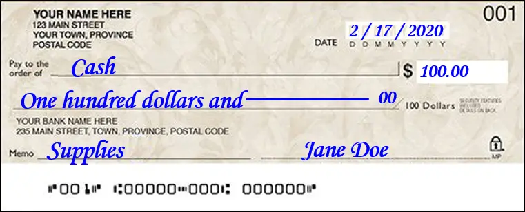 How to Write a Cheque in 6 Simple Steps | Finder Canada