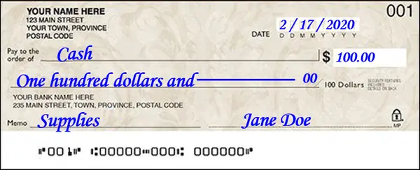 How To Write a Cheque in 6 Simple Steps | Finder Canada