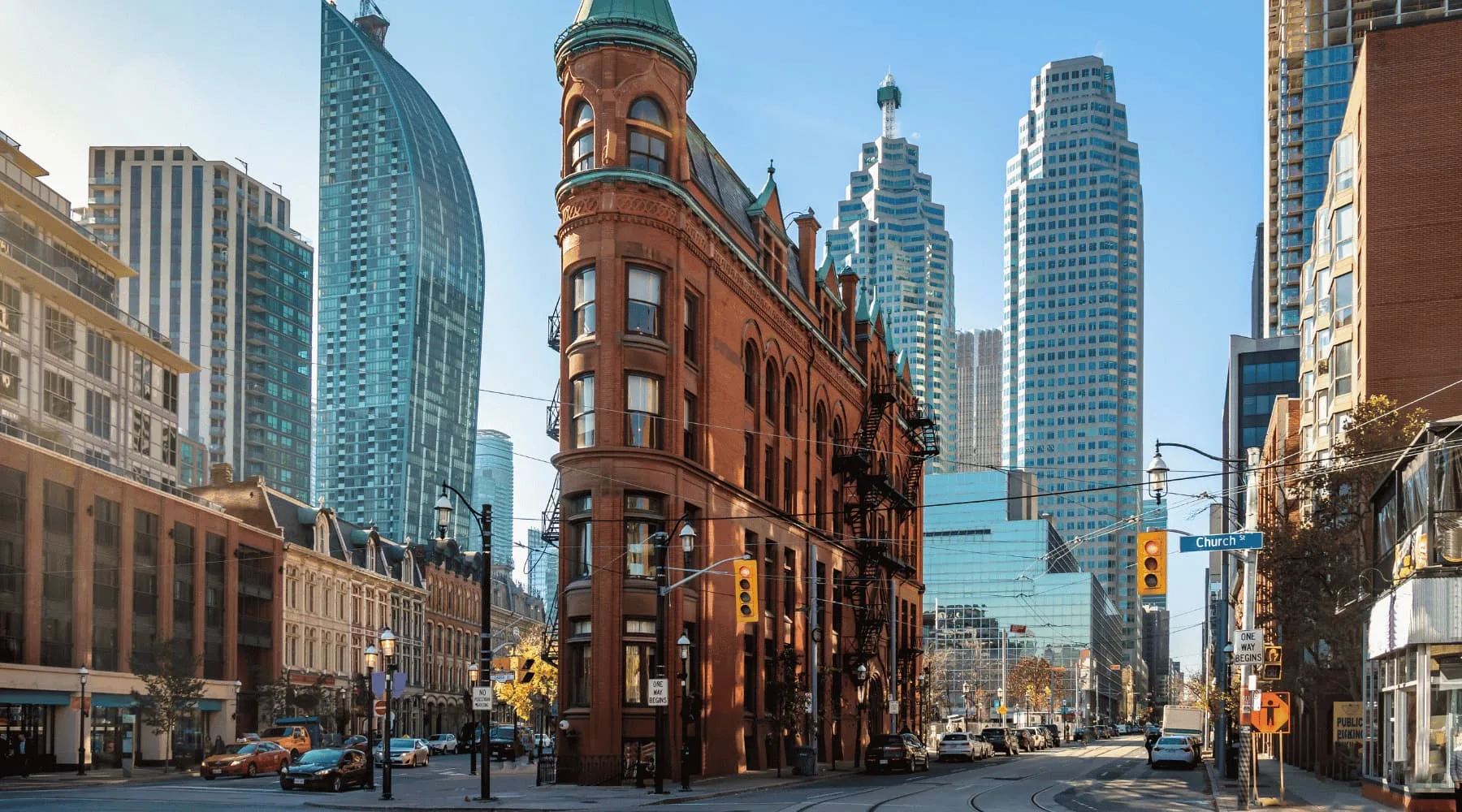 Flatiron building in Toronto