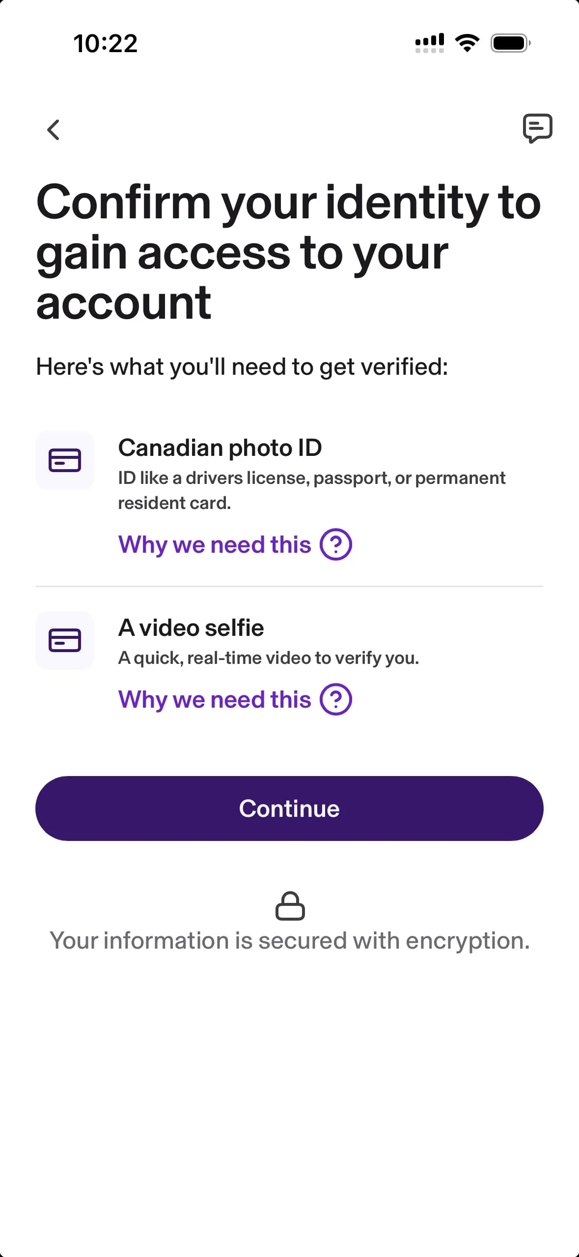KOHO app screenshot