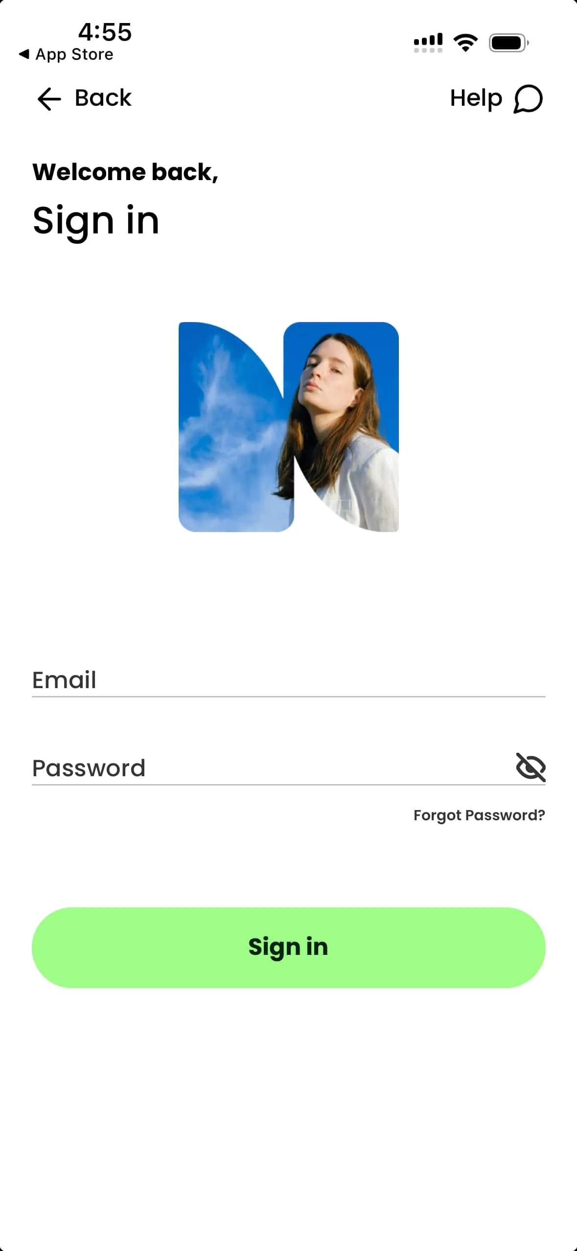 Nyble app screenshot