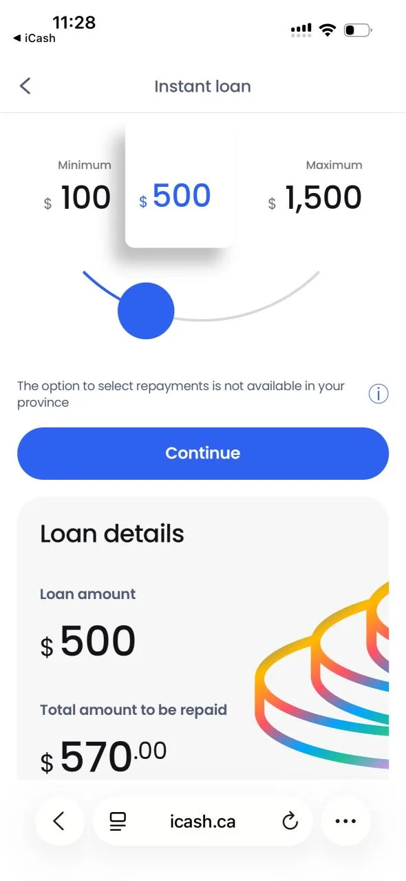 iCash app