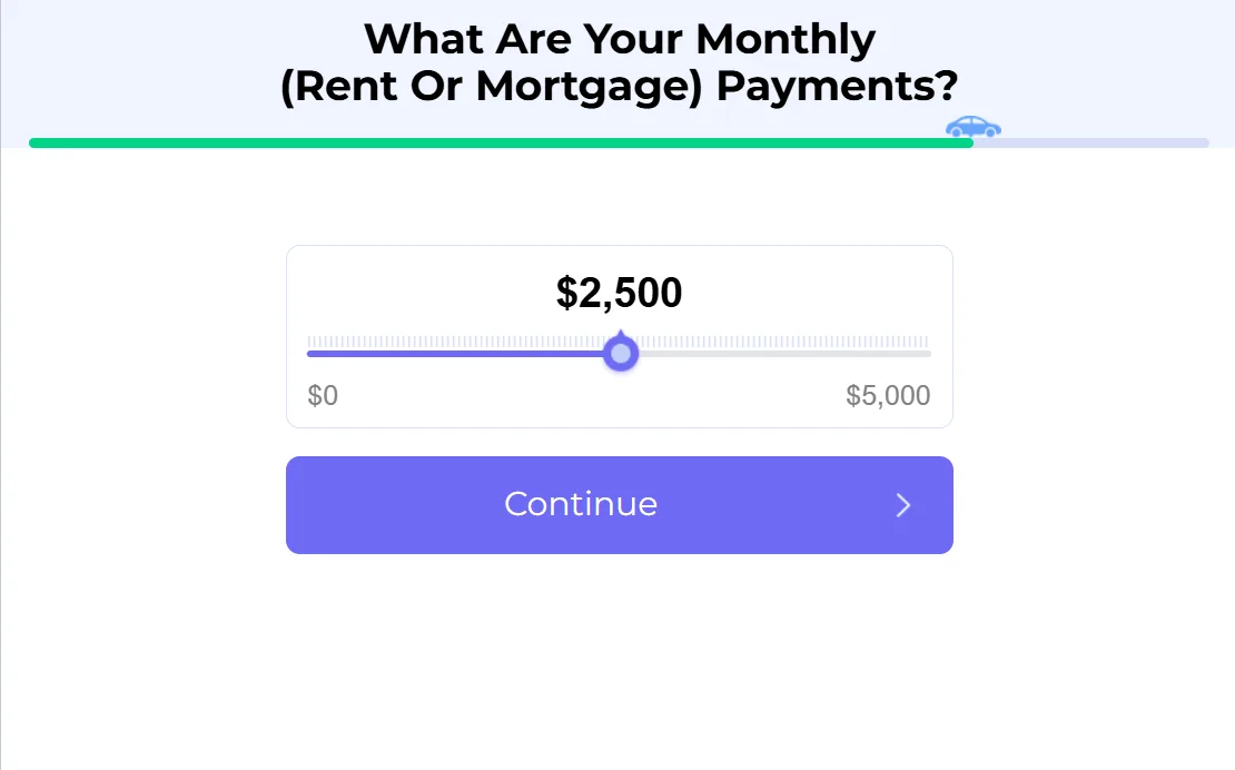 CarsFast application step 12