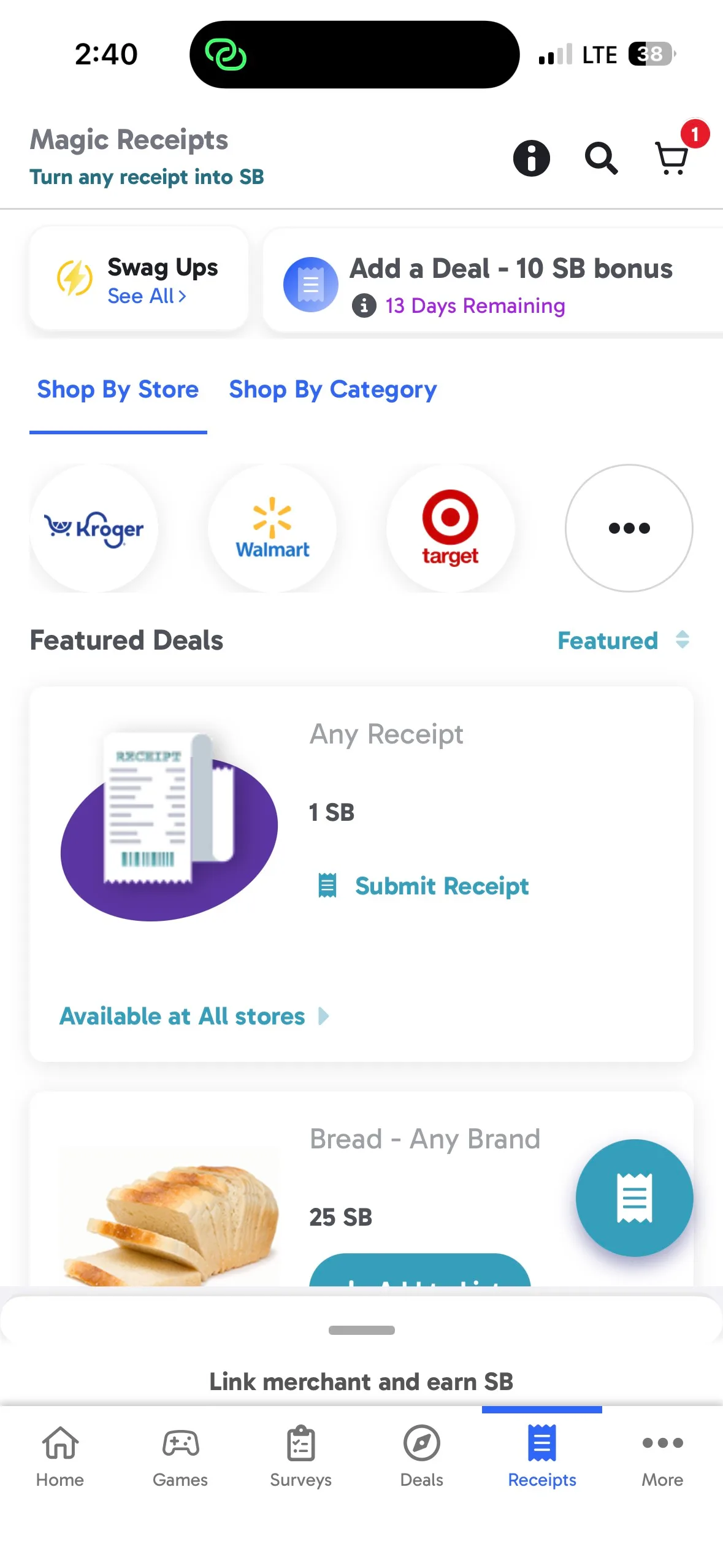 Swagbucks app