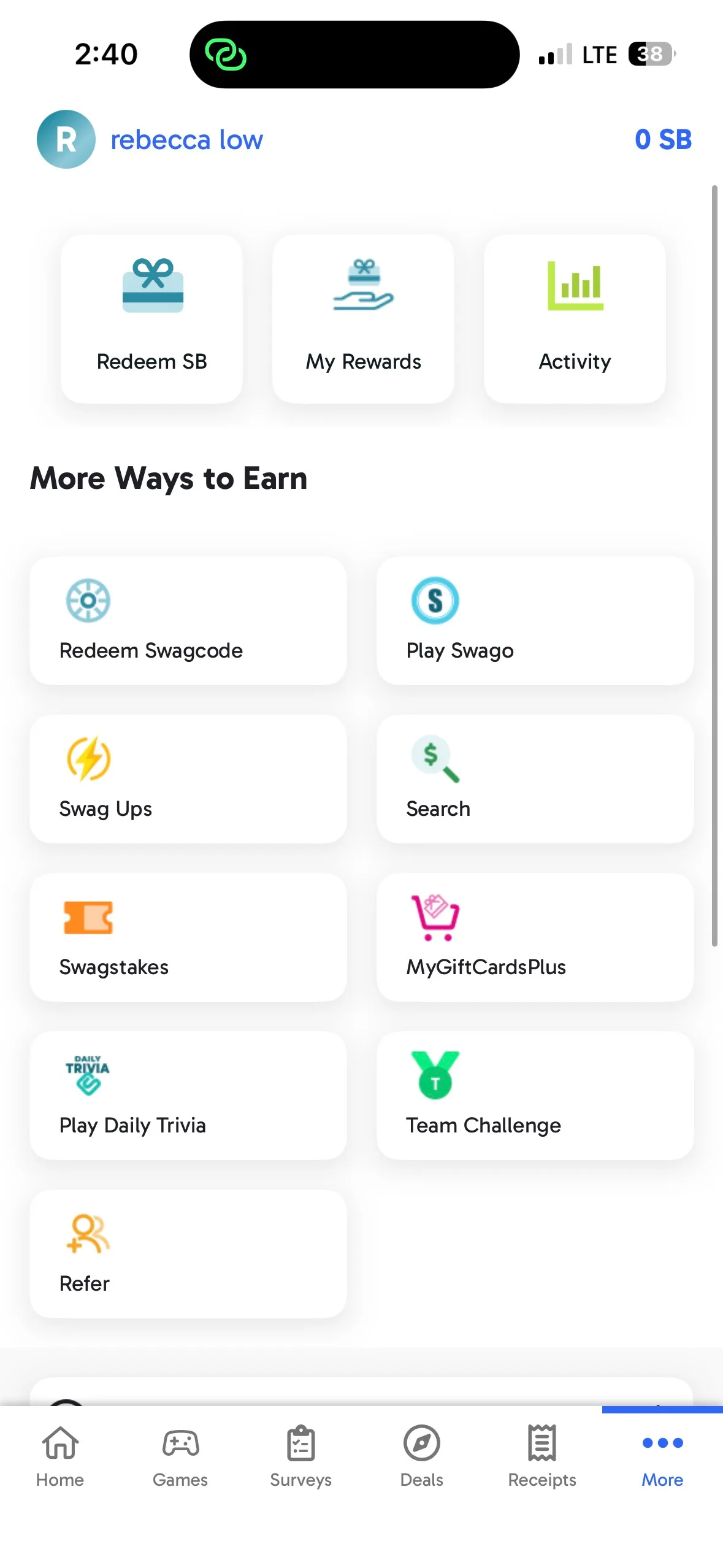 Swagbucks app