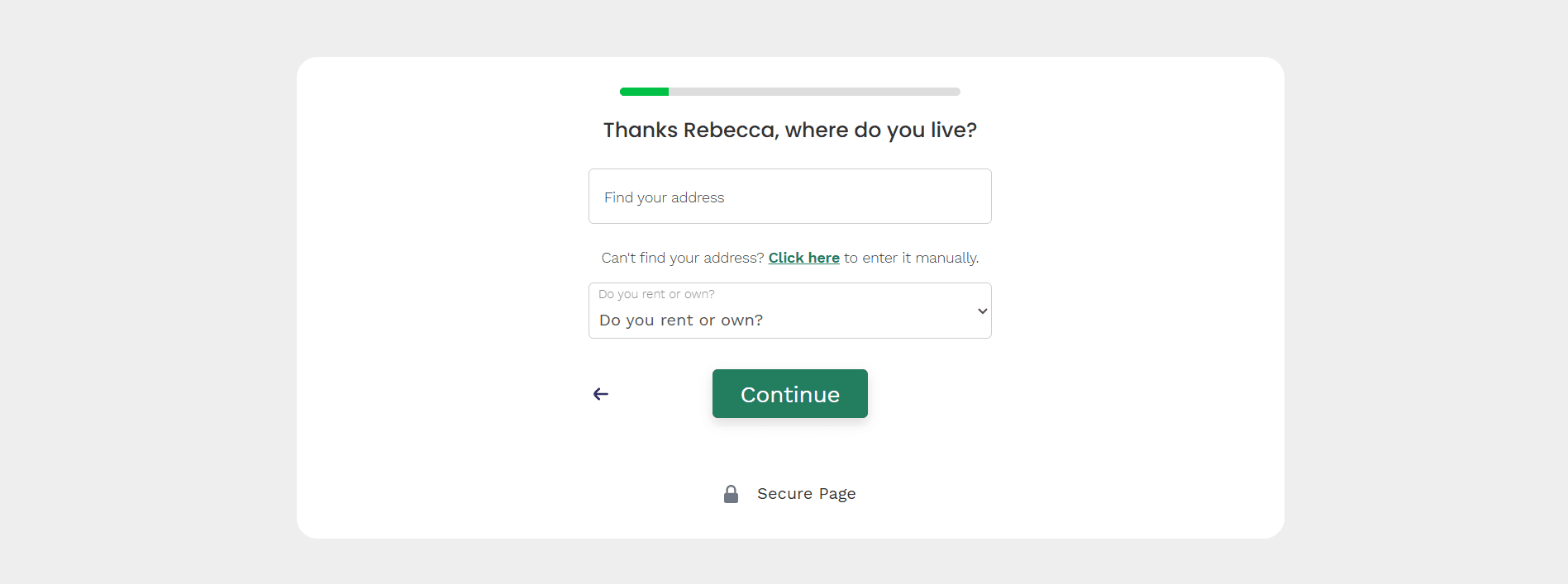 Green Loans application