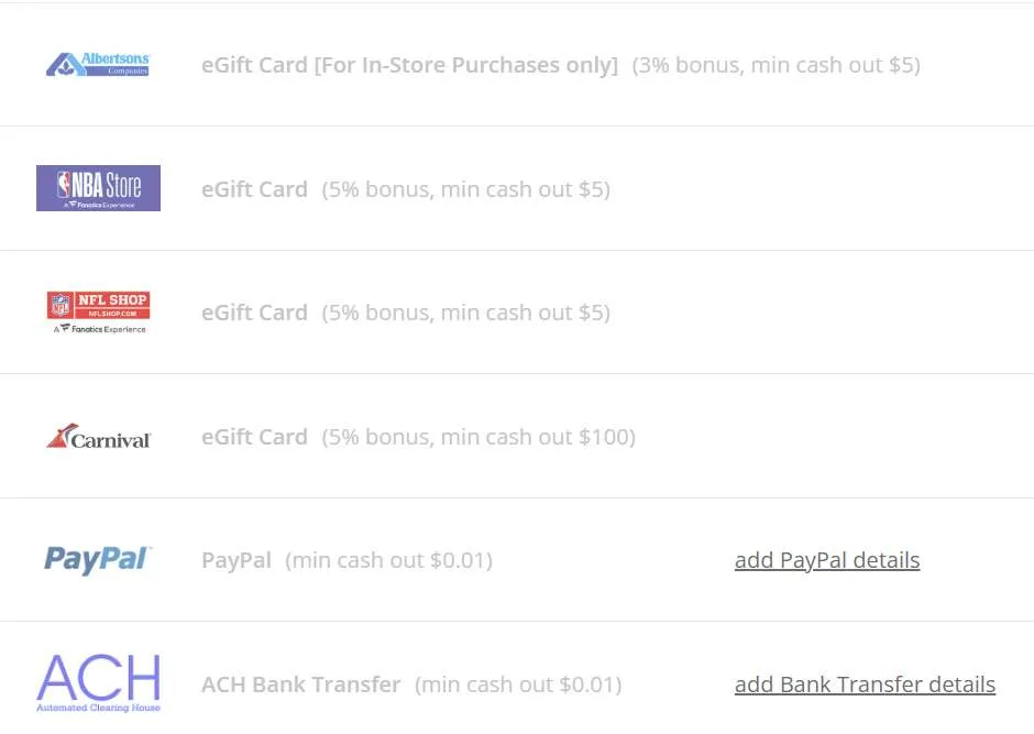 TopCashback screenshot