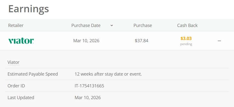 TopCashback screenshot