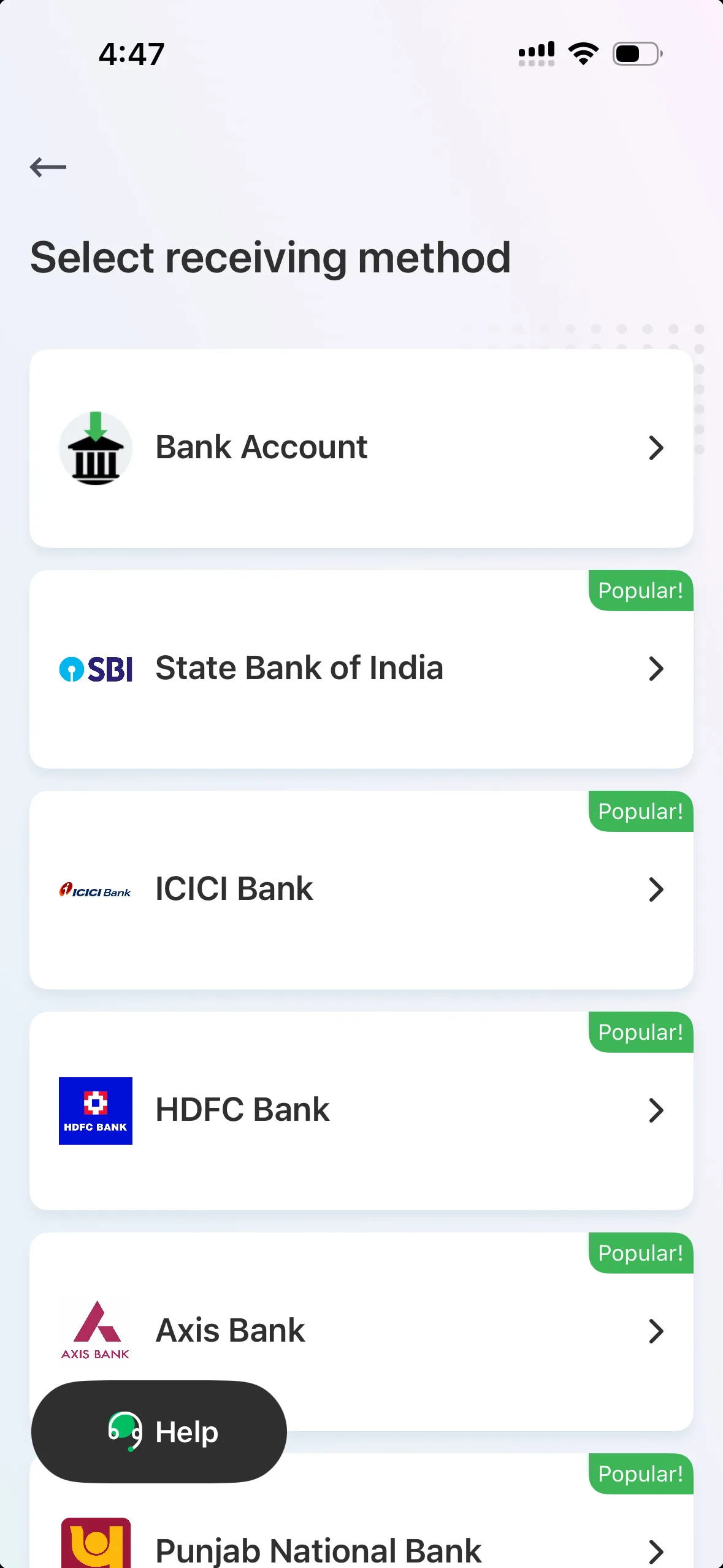 Panda Remit Screenshot