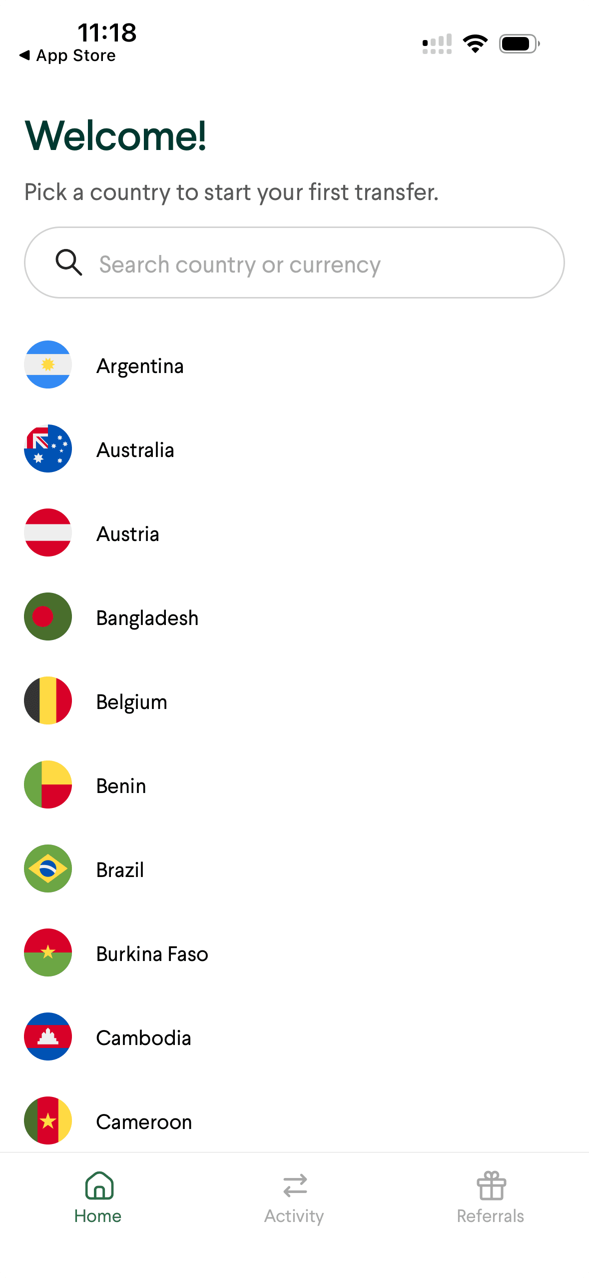 TapTapSend Screenshot