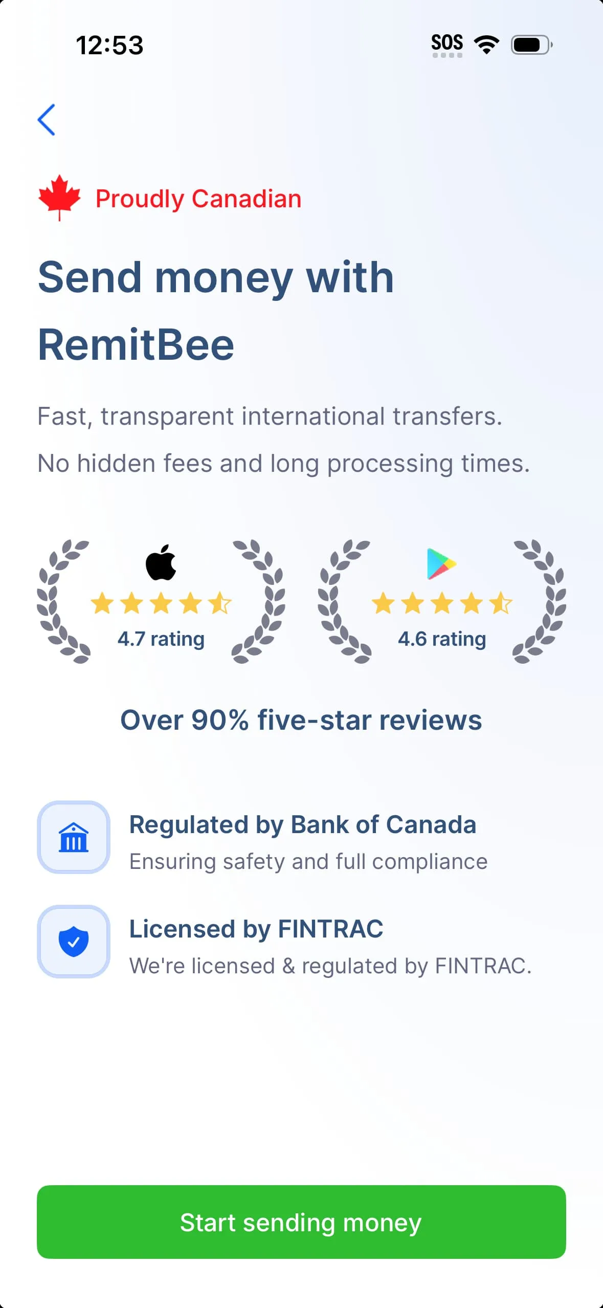 Remitbee Screenshot