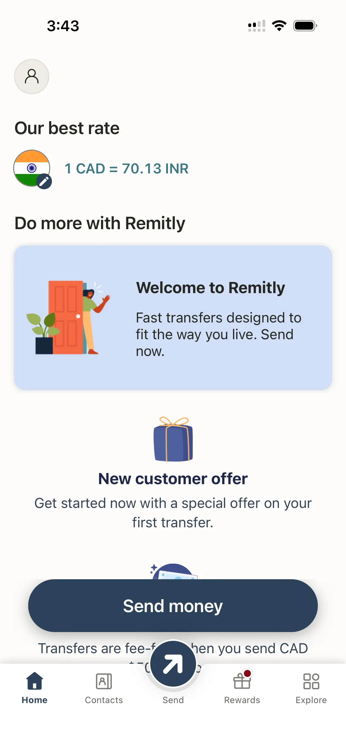Remitly screenshot