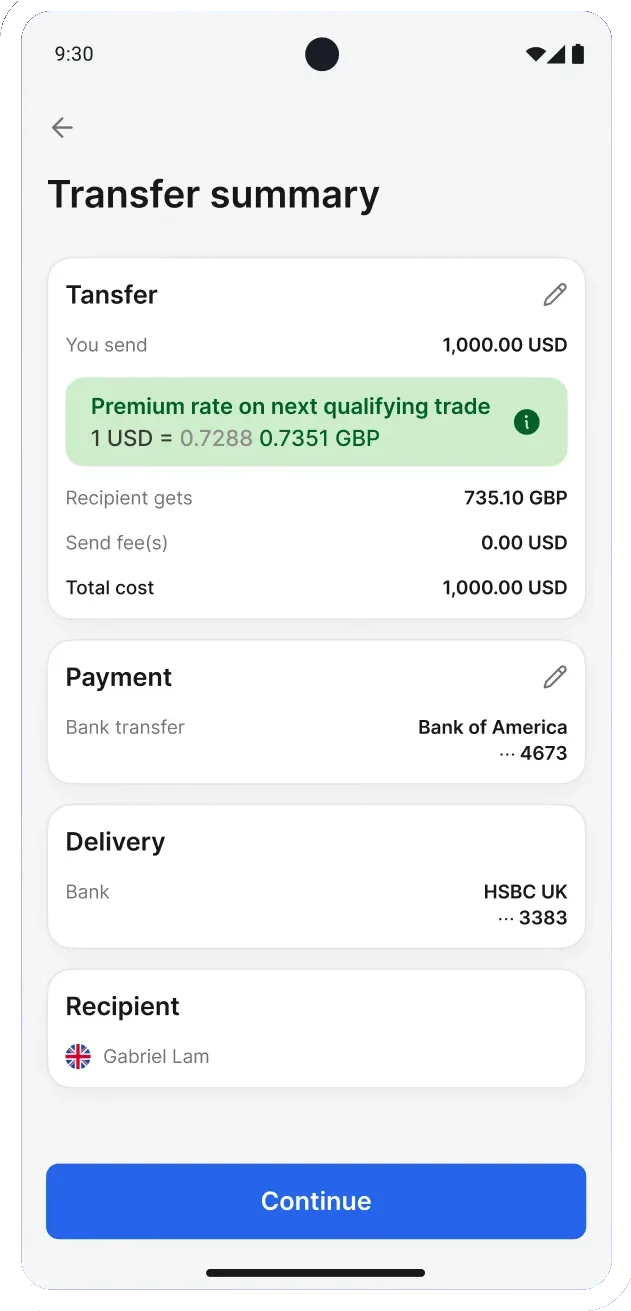 XE mobile app