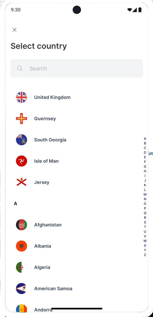 XE mobile app