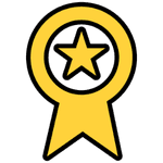 winner star ribbon