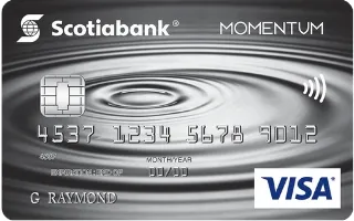 „Scotia Momentum“ nemokama „Visa“ kortelė