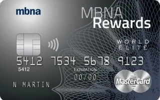 MBNA Rewards World Elite Mastercard review