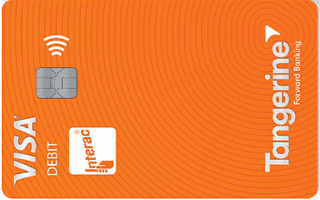 Tangerine Visa Debit Card