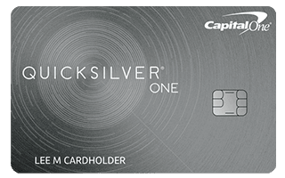 Capital One QuicksilverOne Cash Rewards Credit Card logo